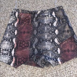 Snake Skin Skort